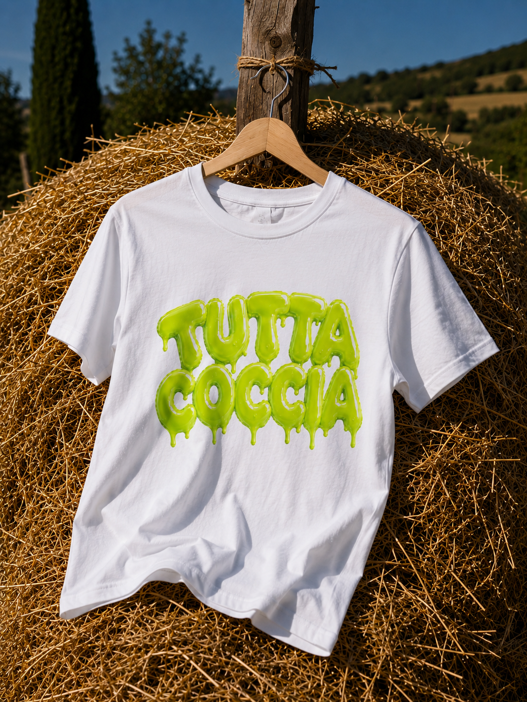 T-shirt “Tutta Coccia” 3 varianti di colore fluo