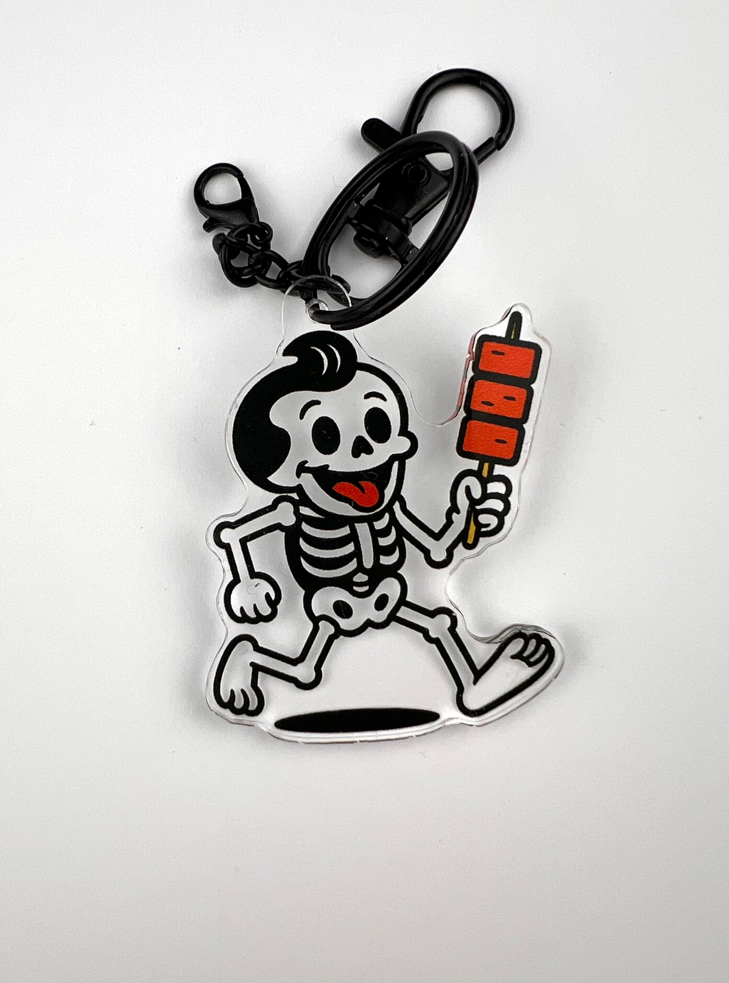 Portachiavi “Scheletro con arrosticino”