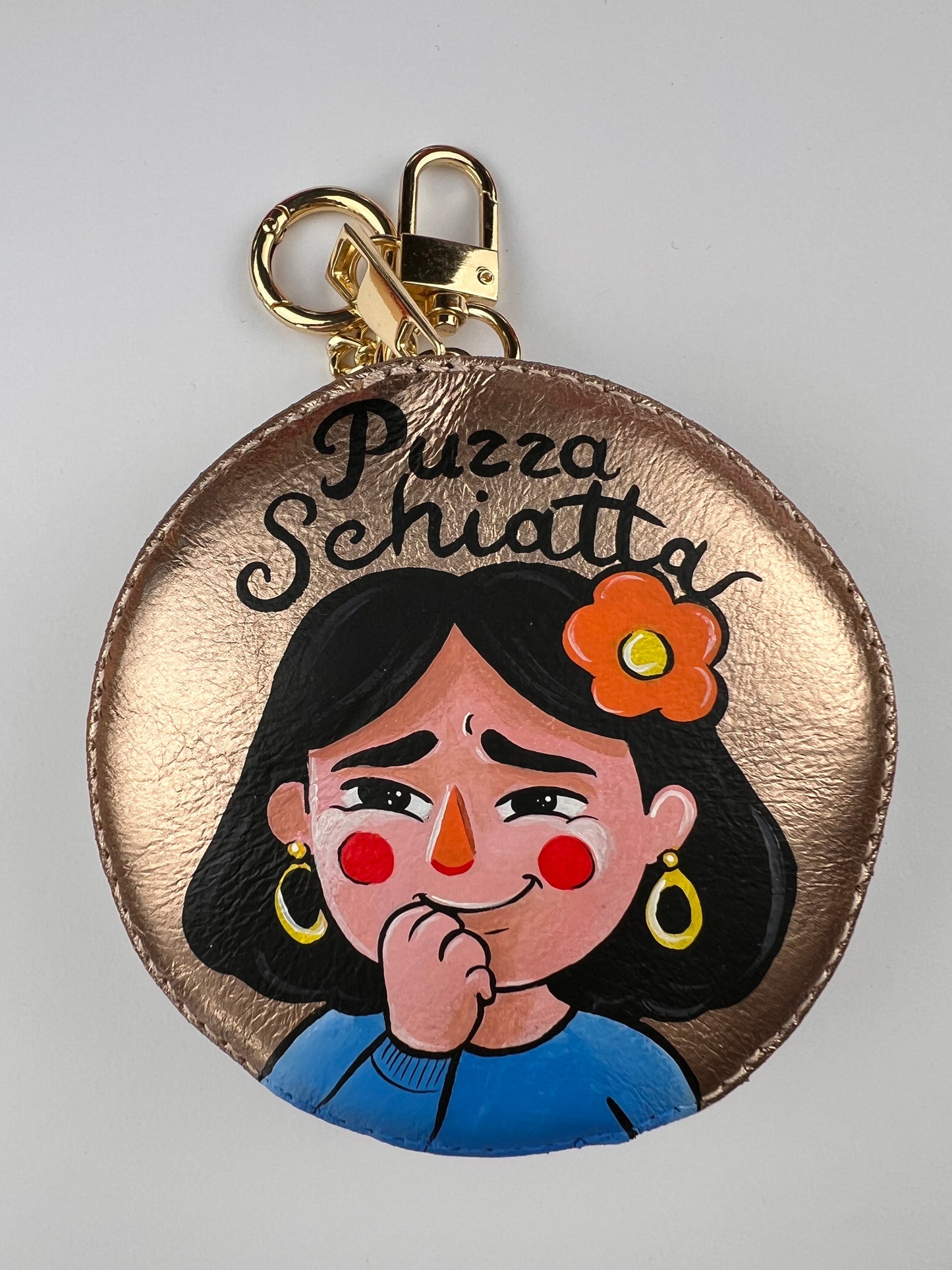 Charm in pelle “Puzza Schiattà”