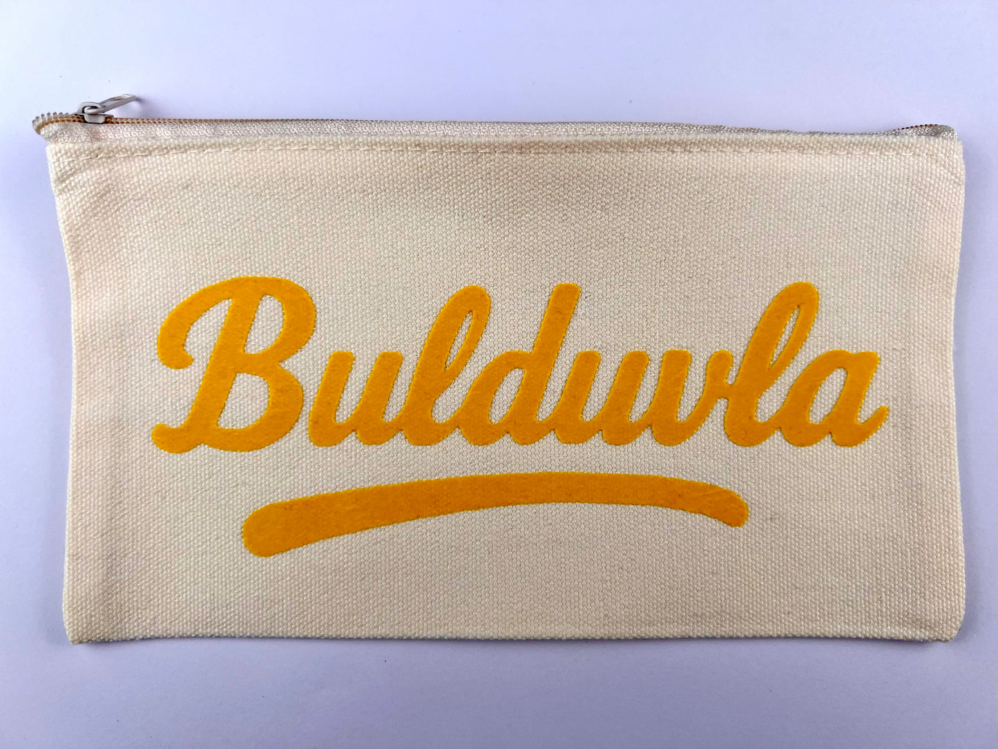 Pochette scritta “Bulduvla” + colori