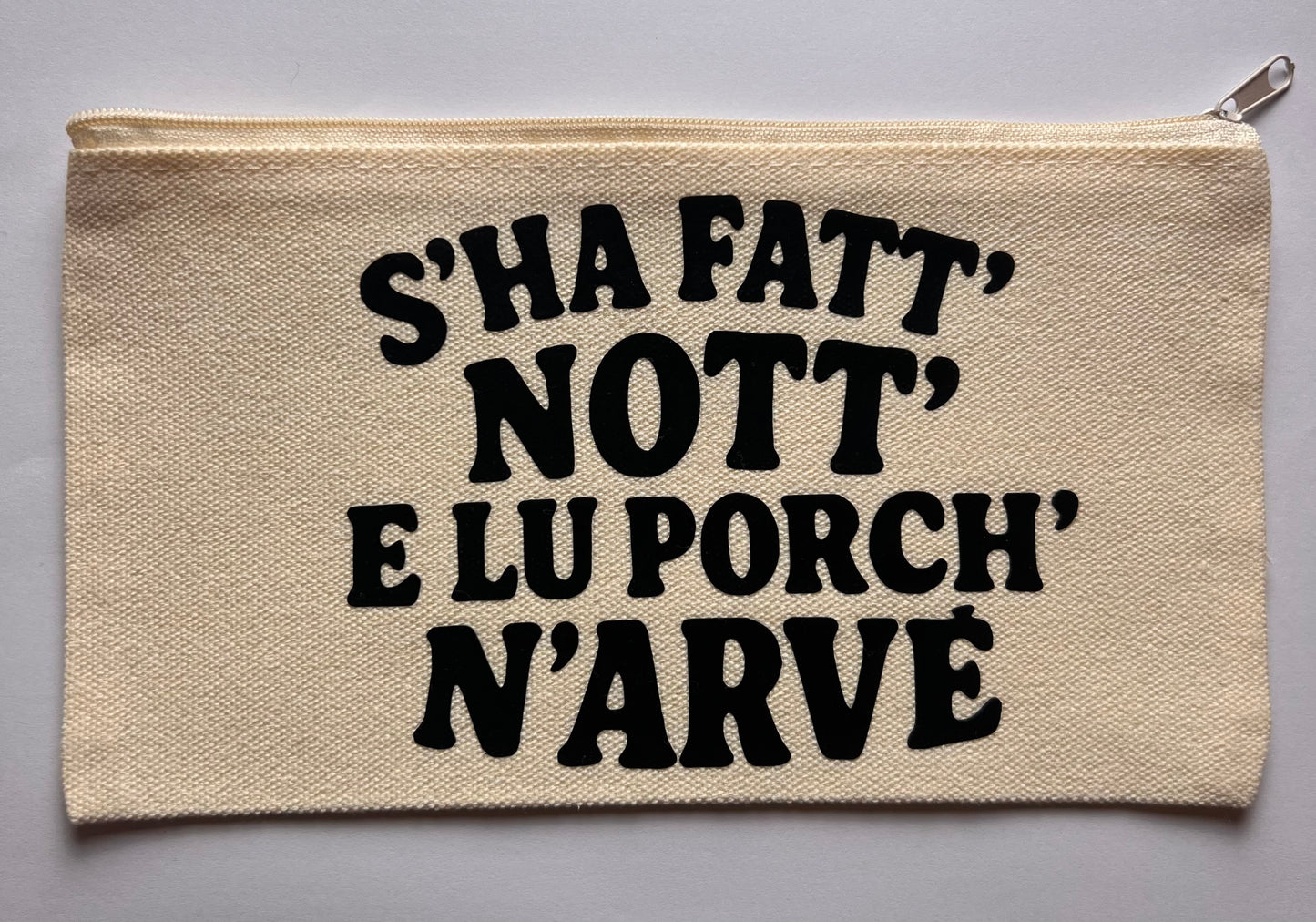 Pochette “S’ha fatt’ nott’…” + colori