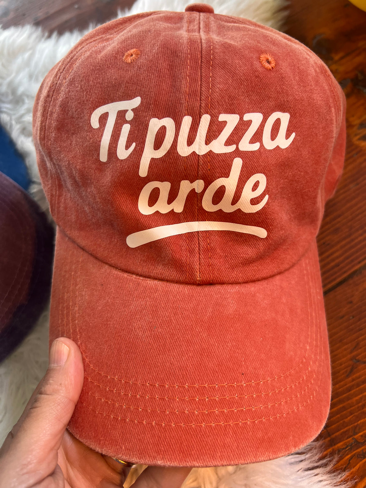 Cappello vintage “Ti puzza arde” + colori