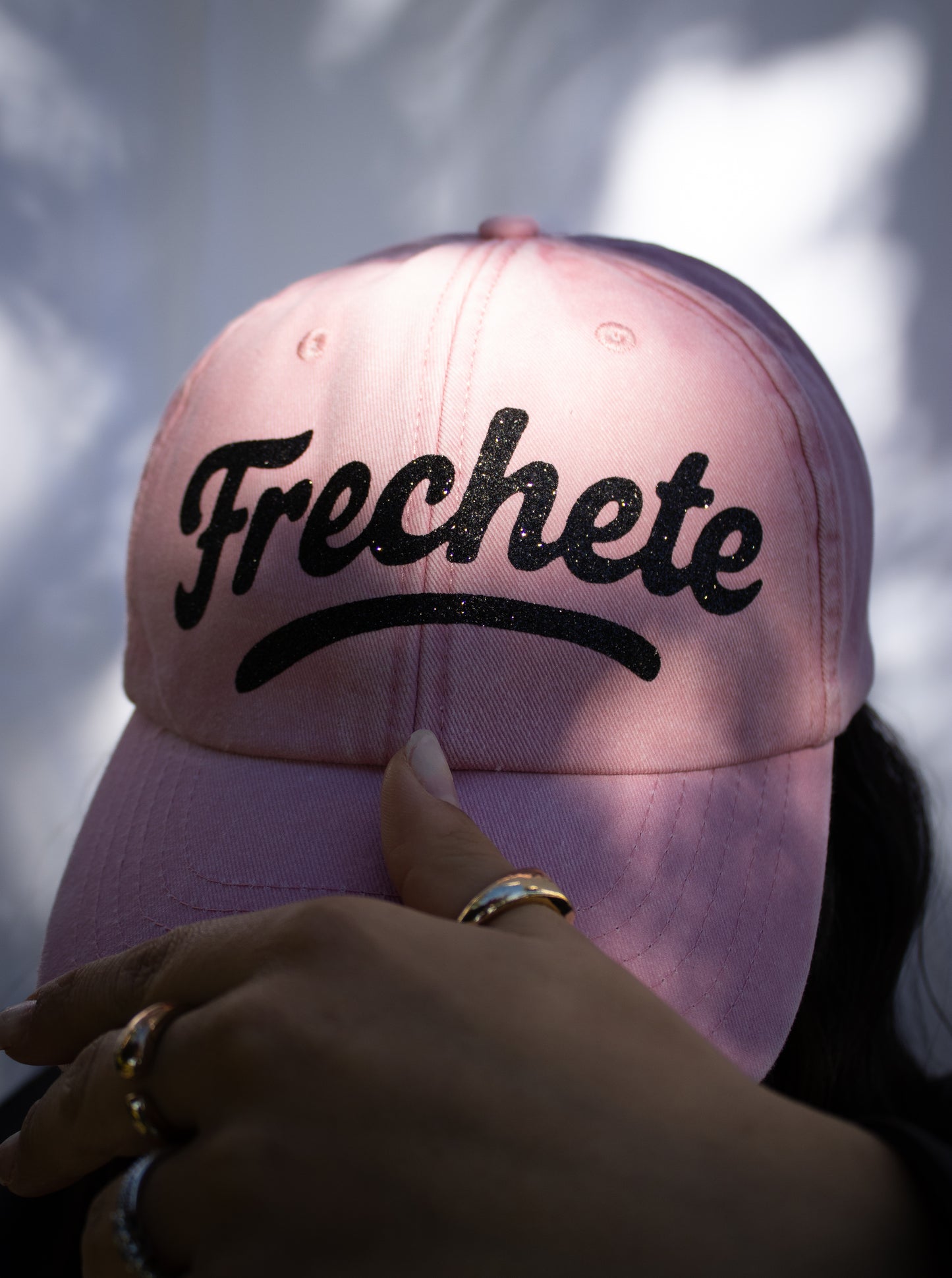 Cappello vintage rosa antico polveroso “Frechete”