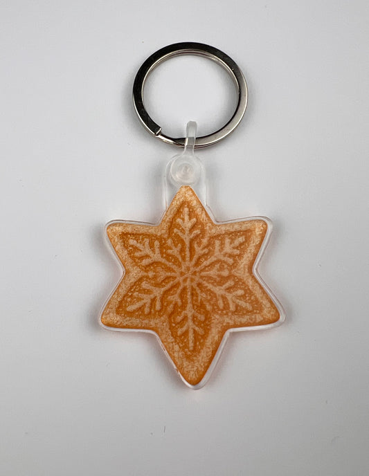 Portachiavi “pizzella” natalizia