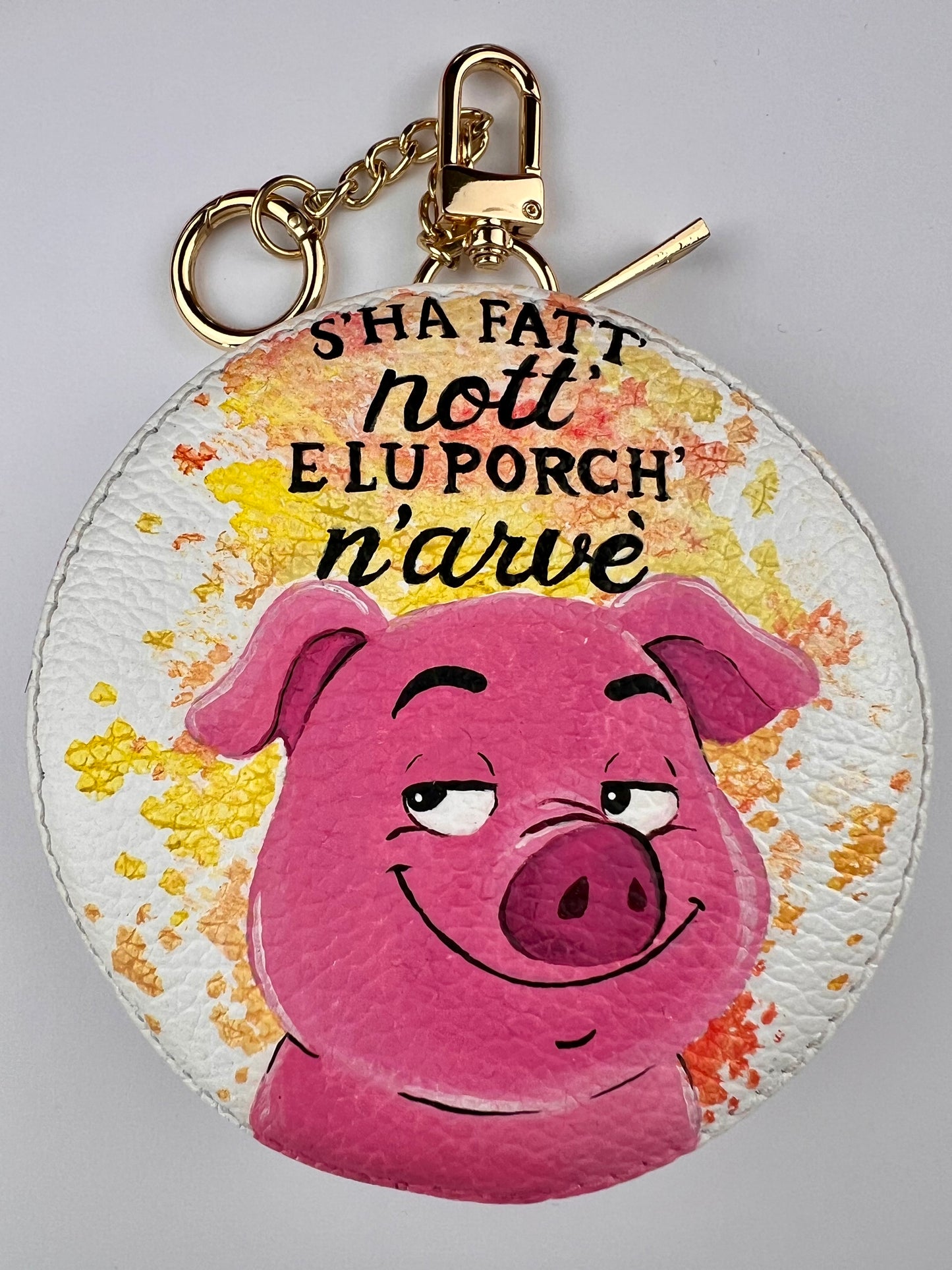 Charm “S’ha fatt’ nott’…” bianco