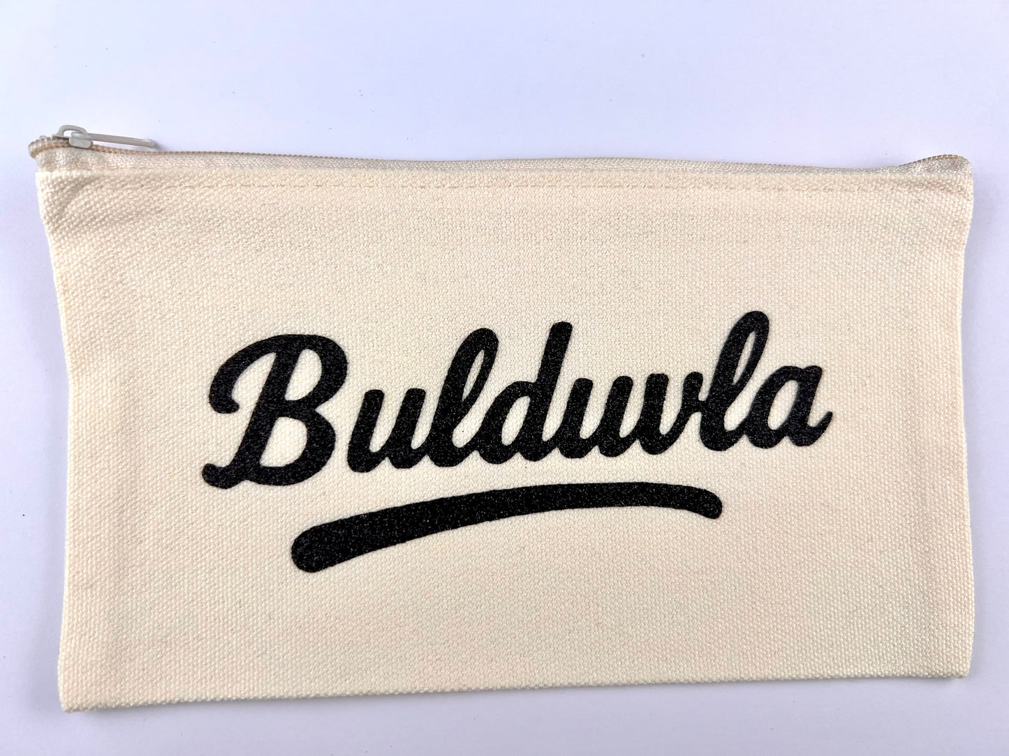 Pochette scritta “Bulduvla” + colori