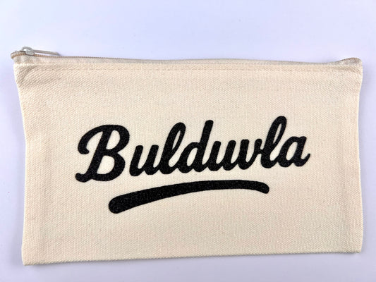 Pochette scritta “Bulduvla” + colori
