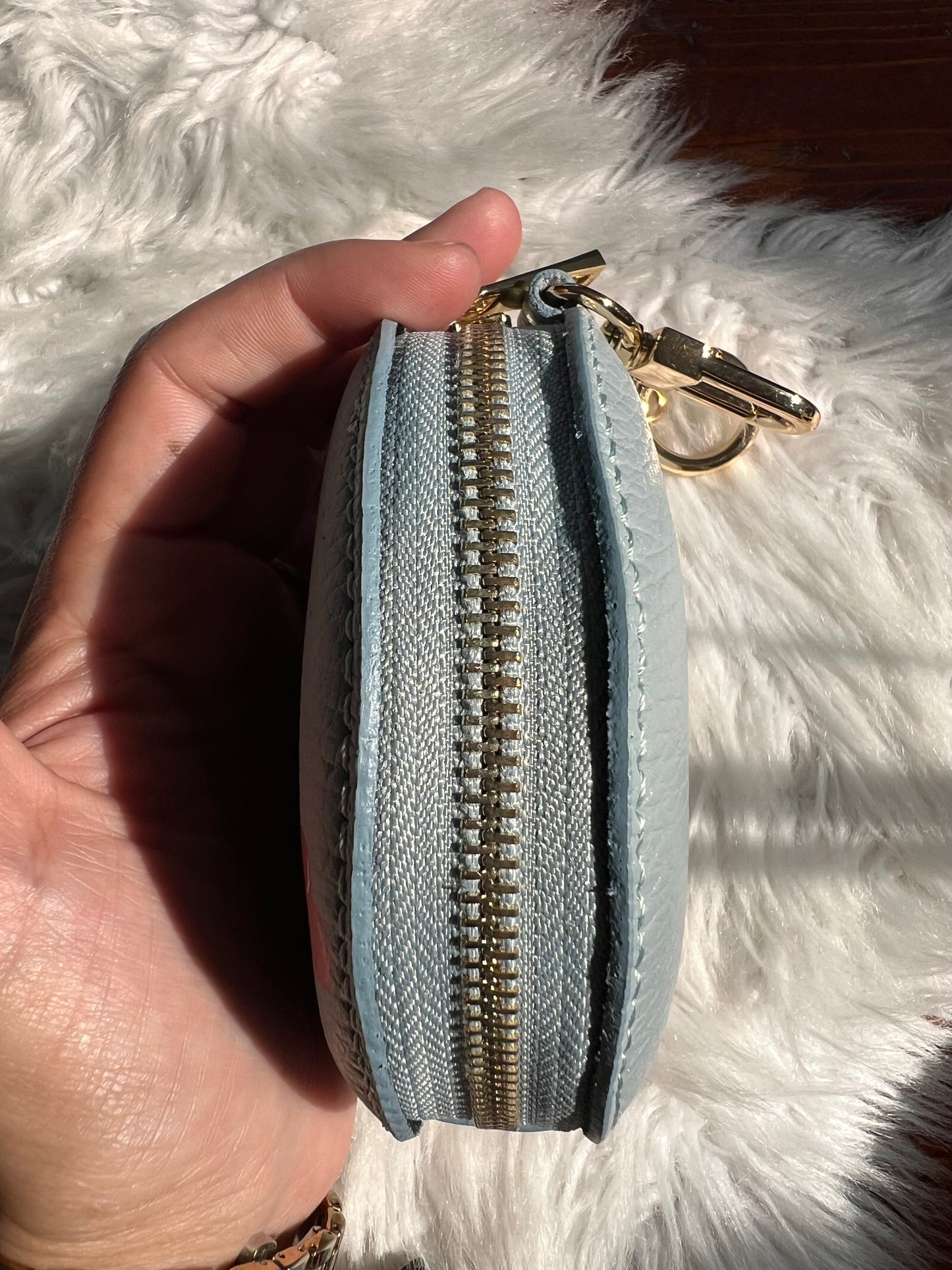 Charm/portamonete in pelle “Ddu’ Cujune”