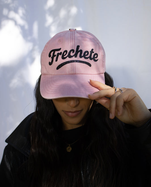 Cappello vintage rosa antico polveroso “Frechete”