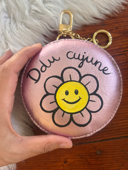 Charm in pelle “Ddu’ cujune”