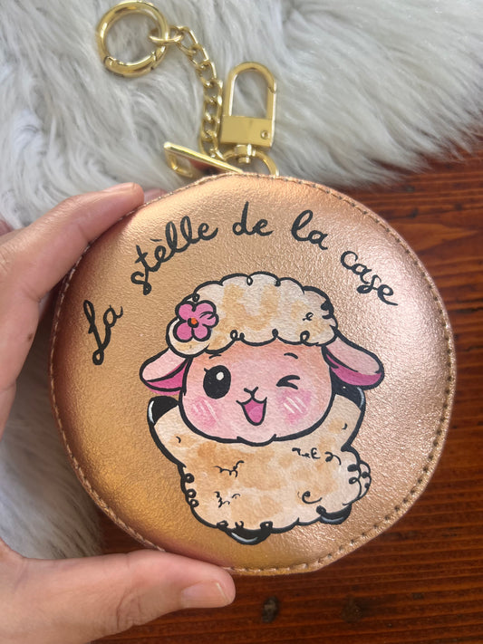 Charm in pelle “La stèlle de la case”