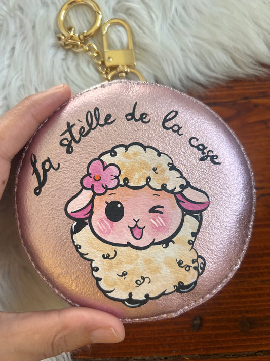 Charm in pelle laminata “La stèlle de la case”